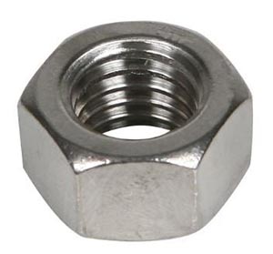 1/4-20 UNC HEX MACHINE SCREW NUT GR2 ZINC RoHS 7500/BOX